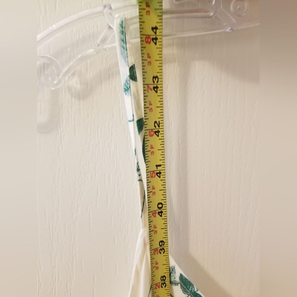 Cream floral midi dress, size M - Picture 9 of 11